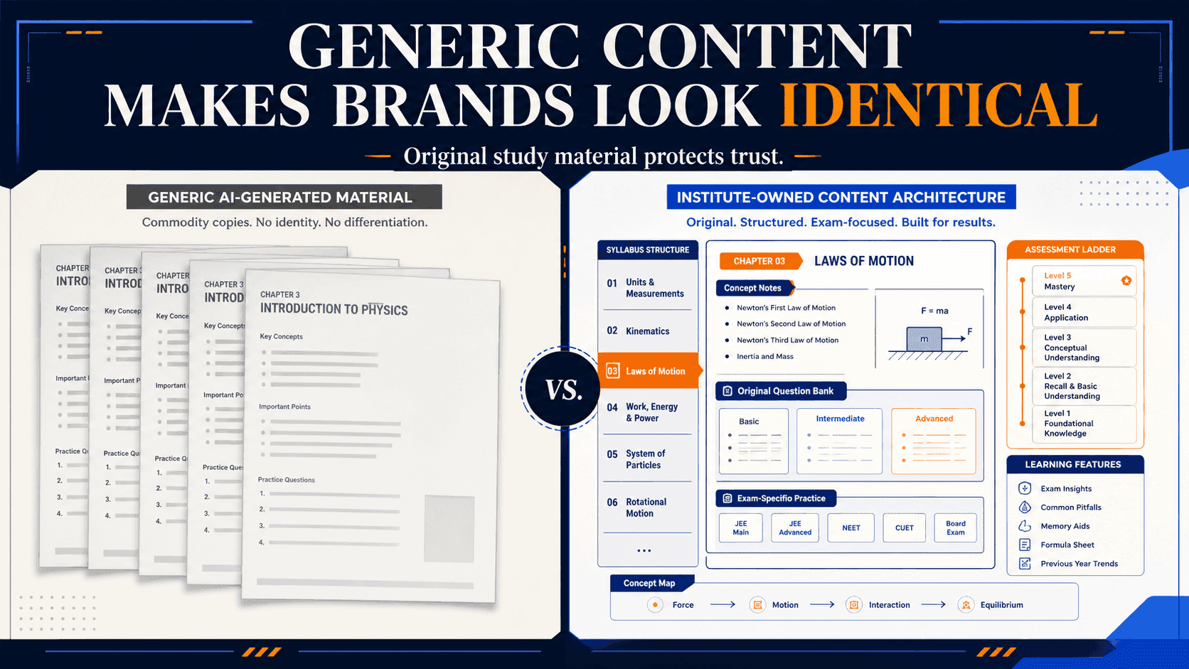 Why Generic AI-Generated Study Material Can Damage Your Coaching Brand