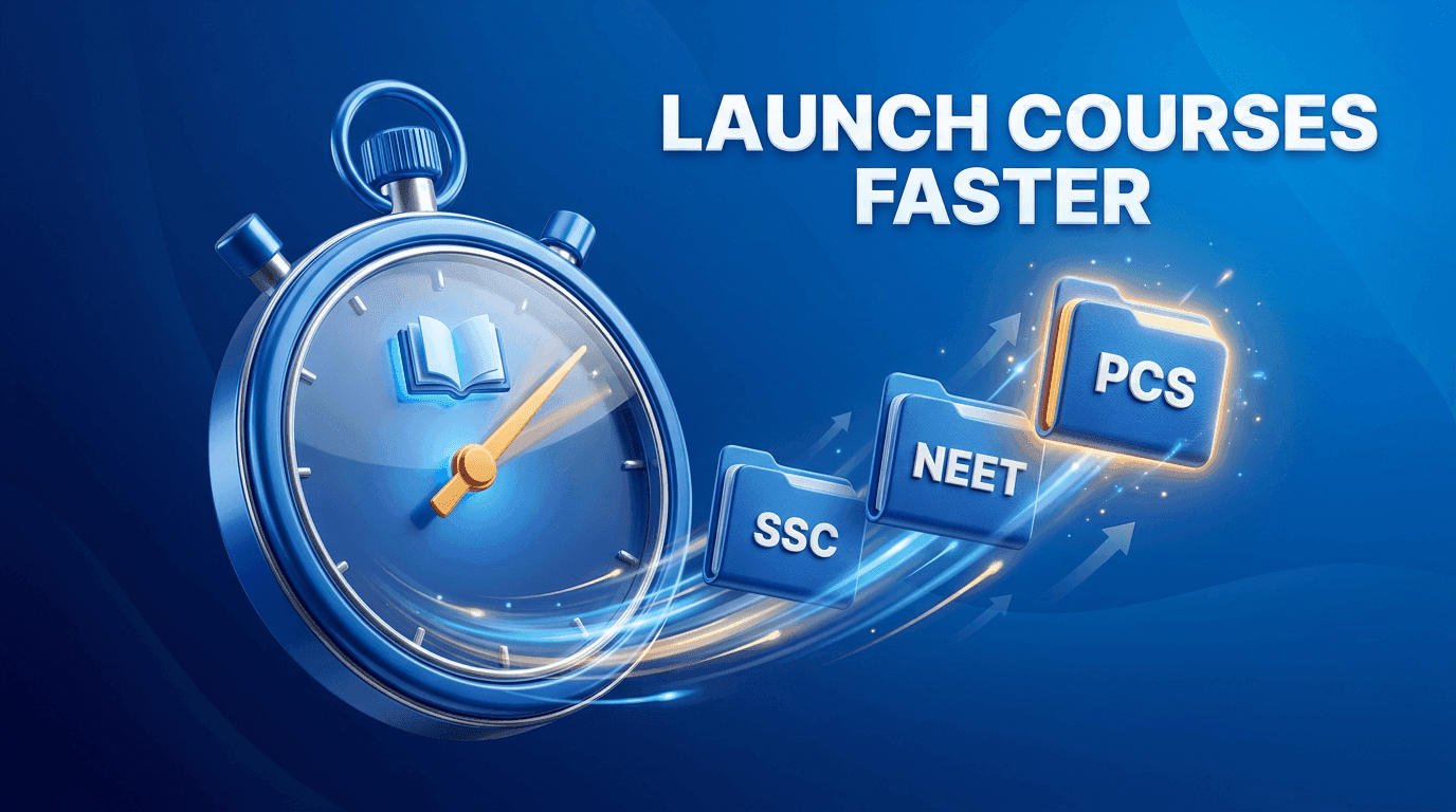 How Coaching Institutes Can Launch New Exam Courses Faster Without Expanding Their Content Team