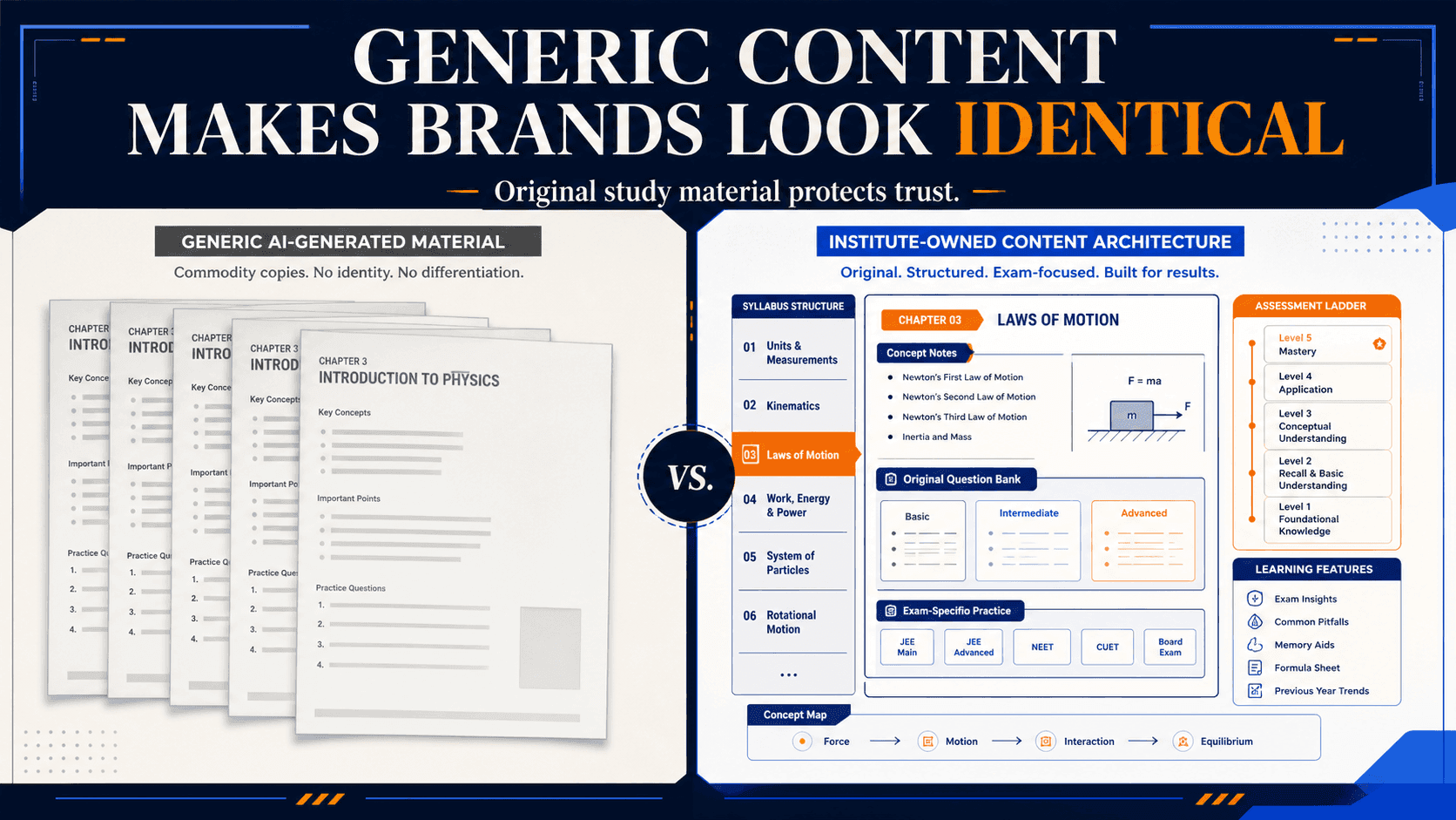 Why Generic AI-Generated Study Material Can Damage Your Coaching Brand
