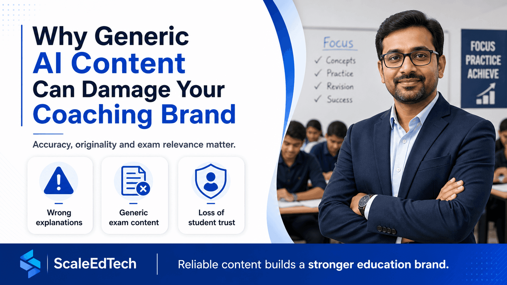 Why Generic AI-Generated Study Material Can Damage Your Coaching Brand